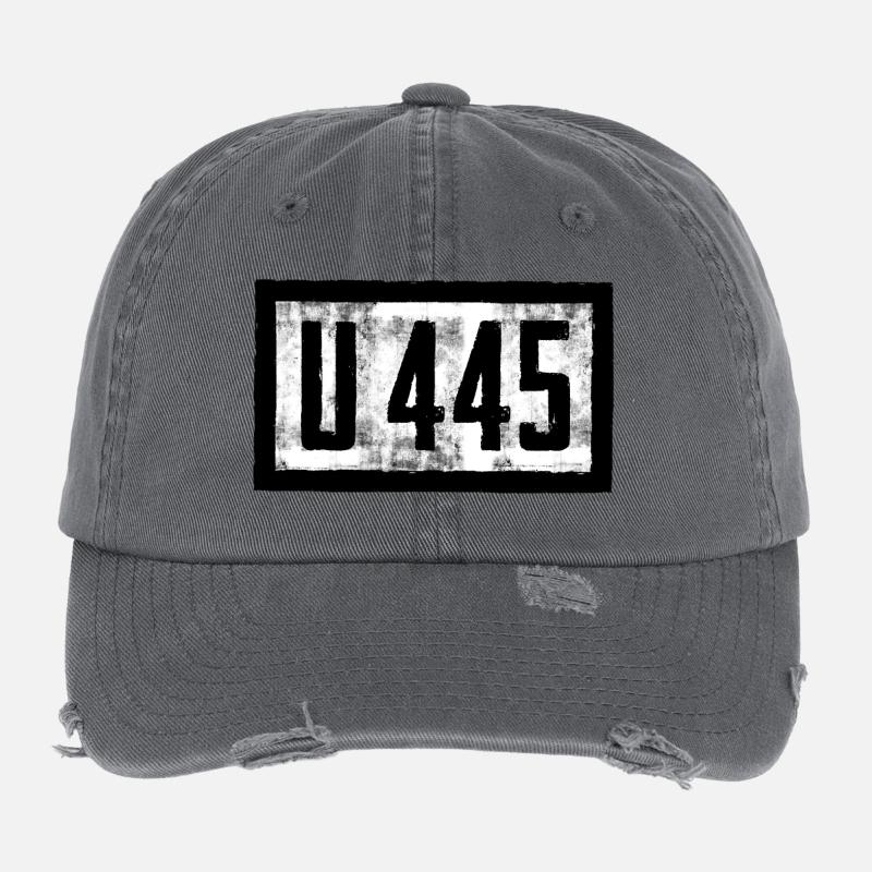 Conception de sous-marin avec police U 445 Casquette vintage effet usé Flexfit