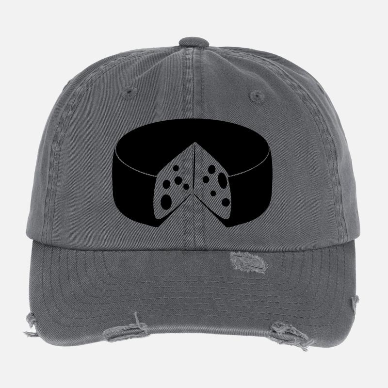 Fromage avec découpe Casquette vintage effet usé Flexfit
