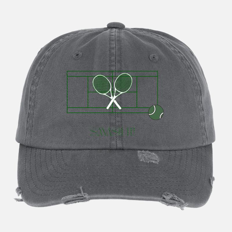 Game. Set. Match. Flexfit Vintage Destroyed Cap