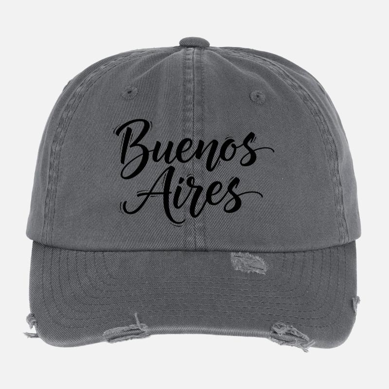 Buenos Aires Flexfit Vintage Destroyed Cap
