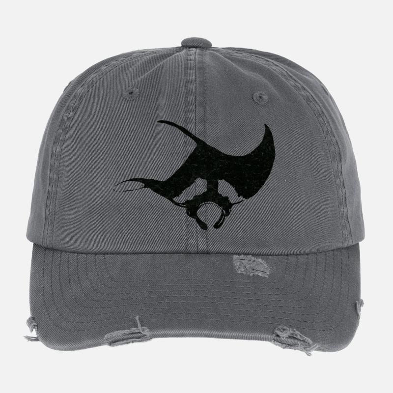 DECKE Flexfit Vintage Destroyed Cap