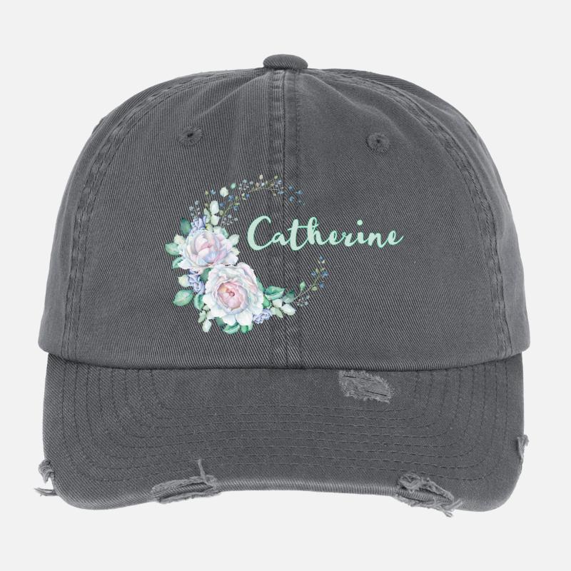 Pour Catherine Casquette vintage effet usé Flexfit