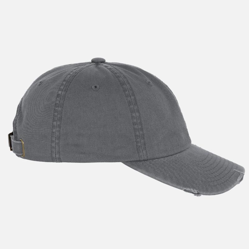 Royal Cat Pose in Baroque Frame Flexfit Vintage Destroyed Cap