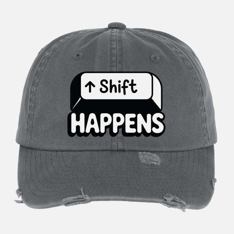 Verschiebung findet statt Flexfit Vintage Destroyed Cap