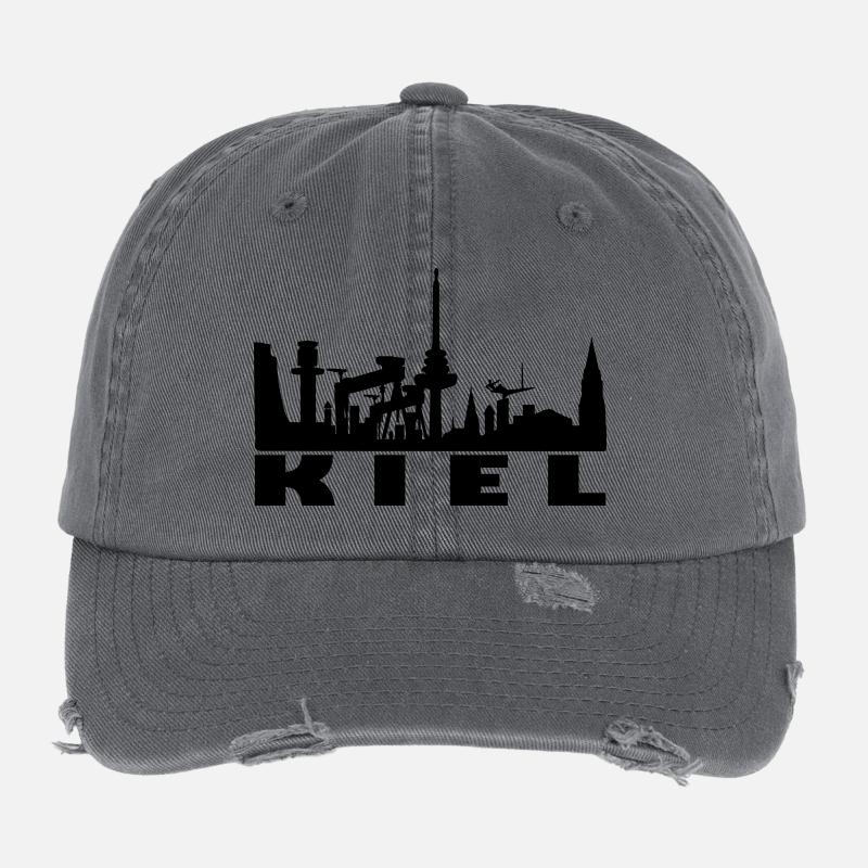 skyline keel Flexfit Vintage Destroyed Cap