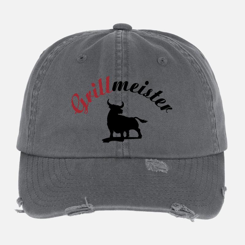 Grillmeister Flexfit Vintage Destroyed Cap