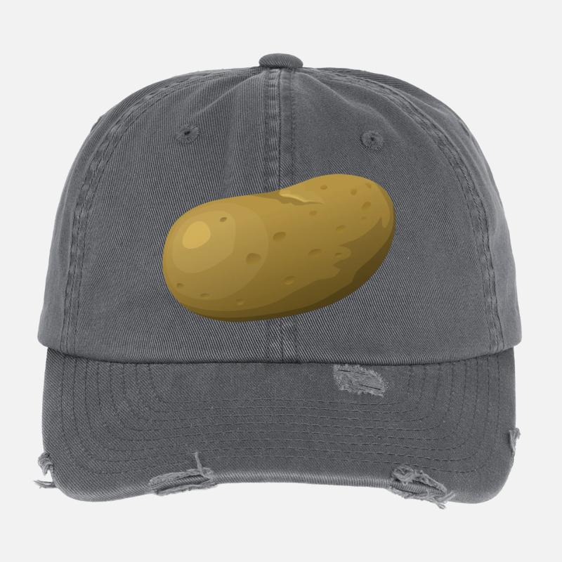 pommes de terre végétale de pomme de terre Halloween vegetables42 Casquette vintage effet usé Flexfit