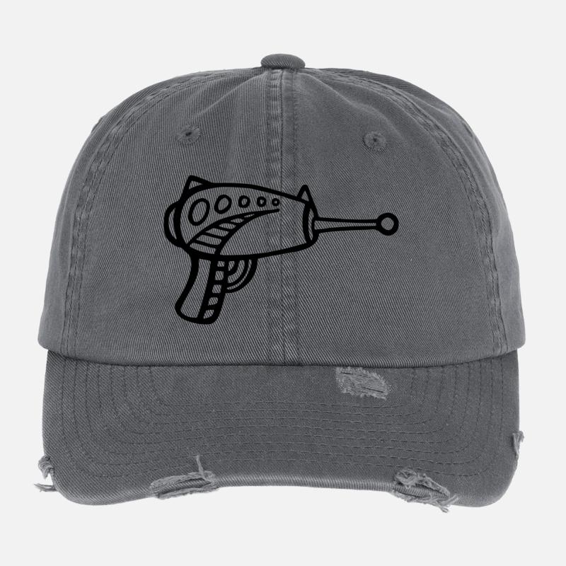 Blaster,Pistole, Flexfit Vintage Destroyed Cap