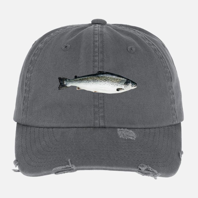 salmon Flexfit Vintage Destroyed Cap