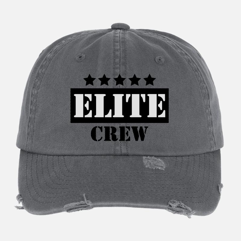 Elite crew Flexfit Vintage Destroyed Cap