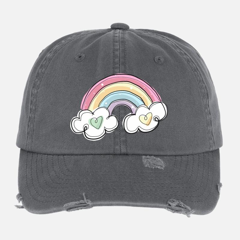 REGENBOGEN Flexfit Vintage Destroyed Cap