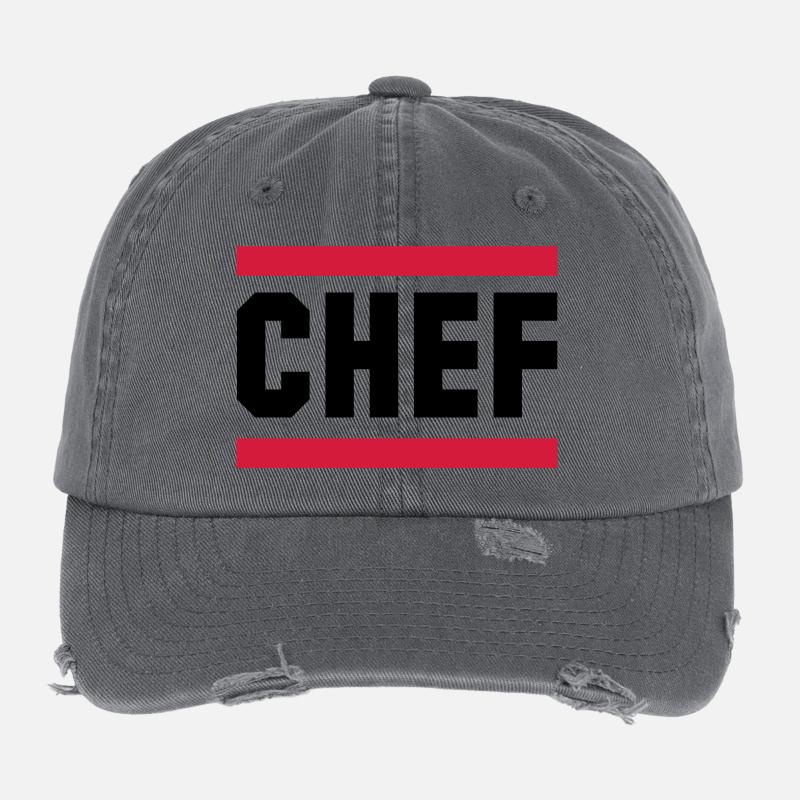 chef Flexfit Vintage Destroyed Cap