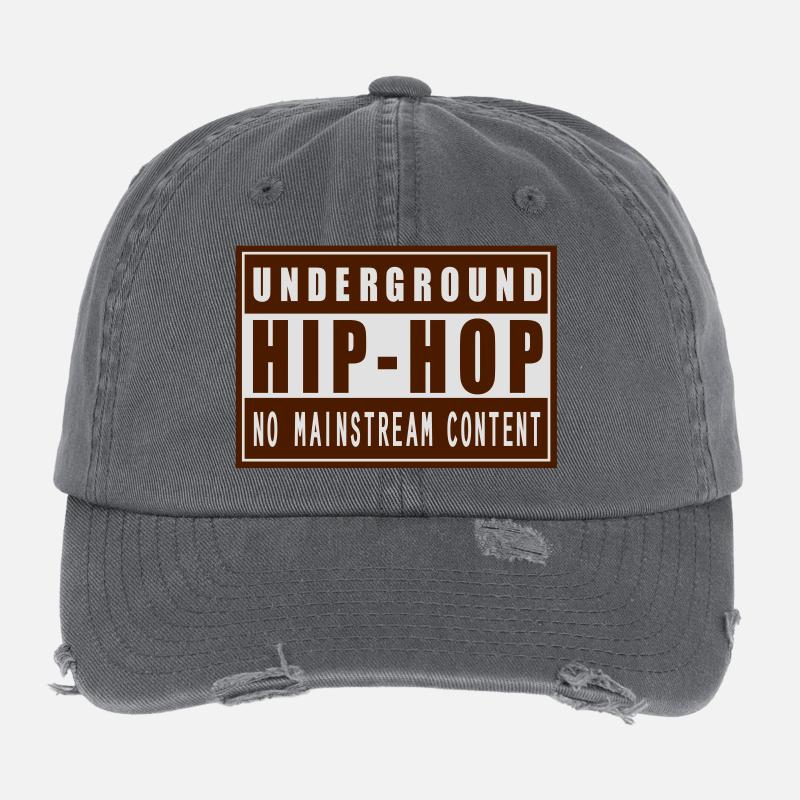 Underground hip-hop Flexfit Vintage Destroyed Cap