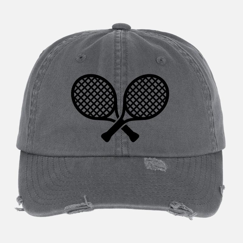 Tennis Sport Flexfit Vintage Destroyed Cap