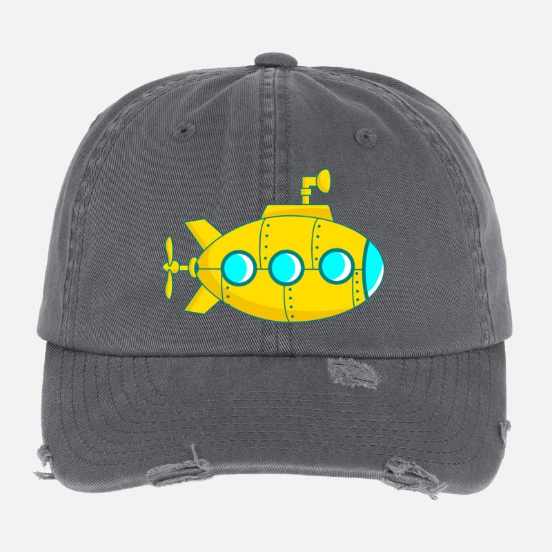 Yellow submarine Flexfit Vintage Destroyed Cap