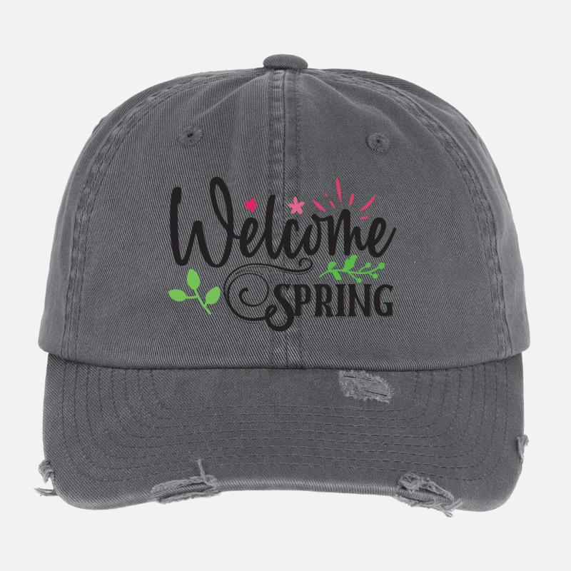 Willkommen Frühling Flexfit Vintage Destroyed Cap