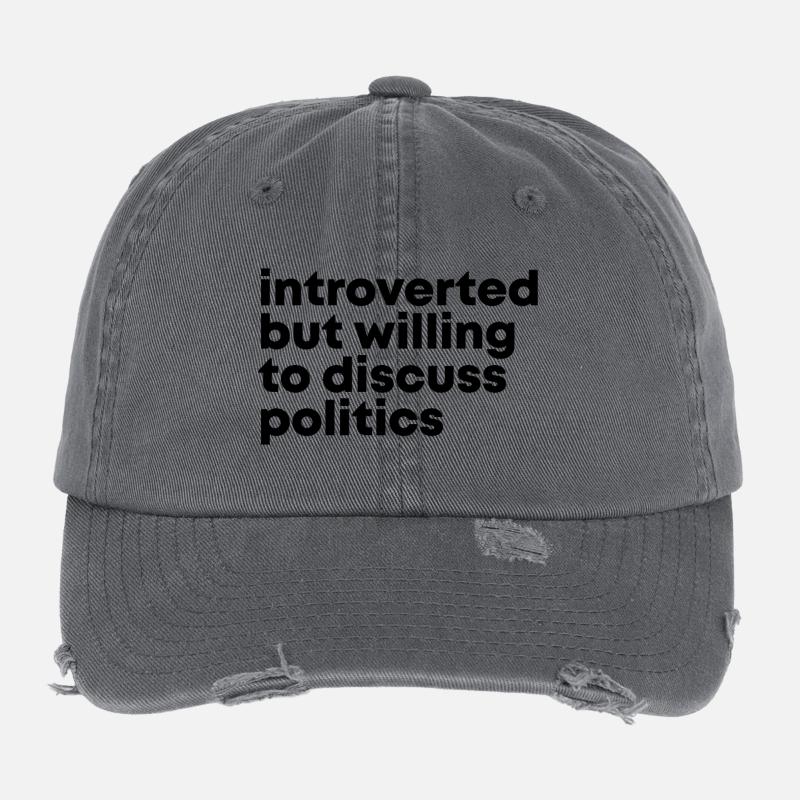 Politik Flexfit Vintage Destroyed Cap