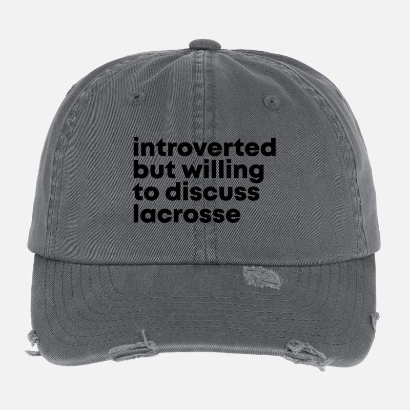 Lacrosse Flexfit Vintage Destroyed Cap