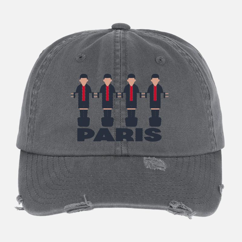 Paris Casquette vintage effet usé Flexfit