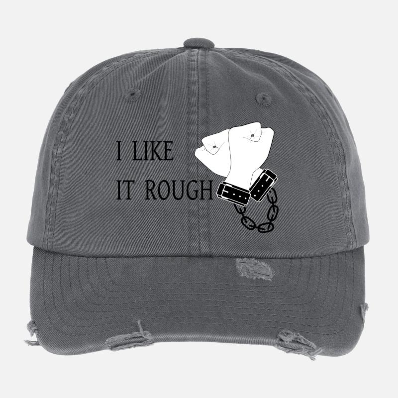 I Like it Rough Flexfit Vintage Destroyed Cap