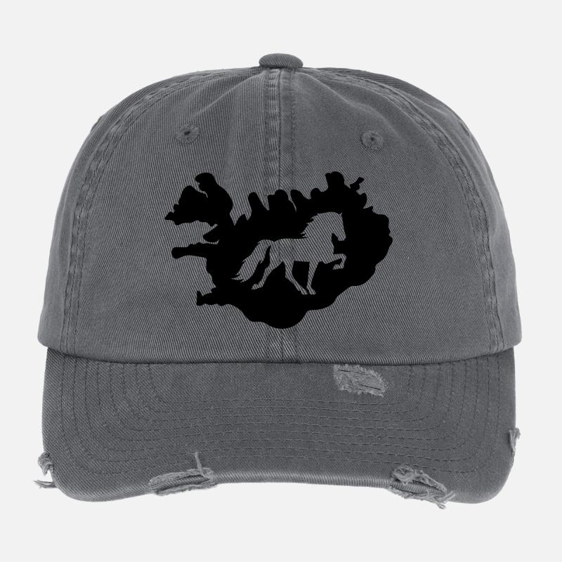 Tölter Island Flexfit Vintage Destroyed Cap