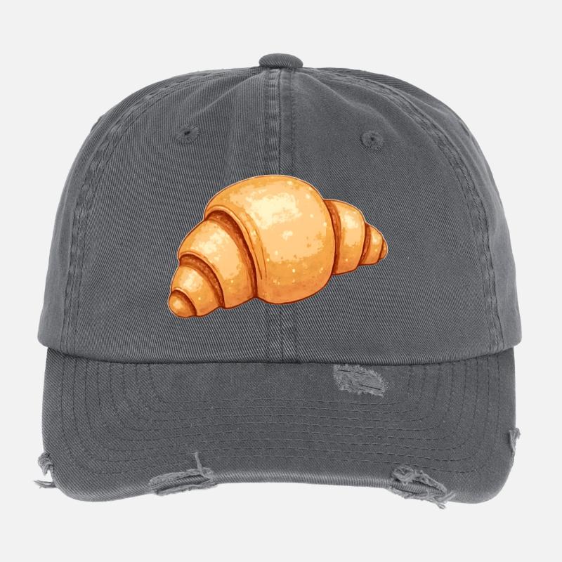 Croissant Gipfel Flexfit Vintage Destroyed Cap
