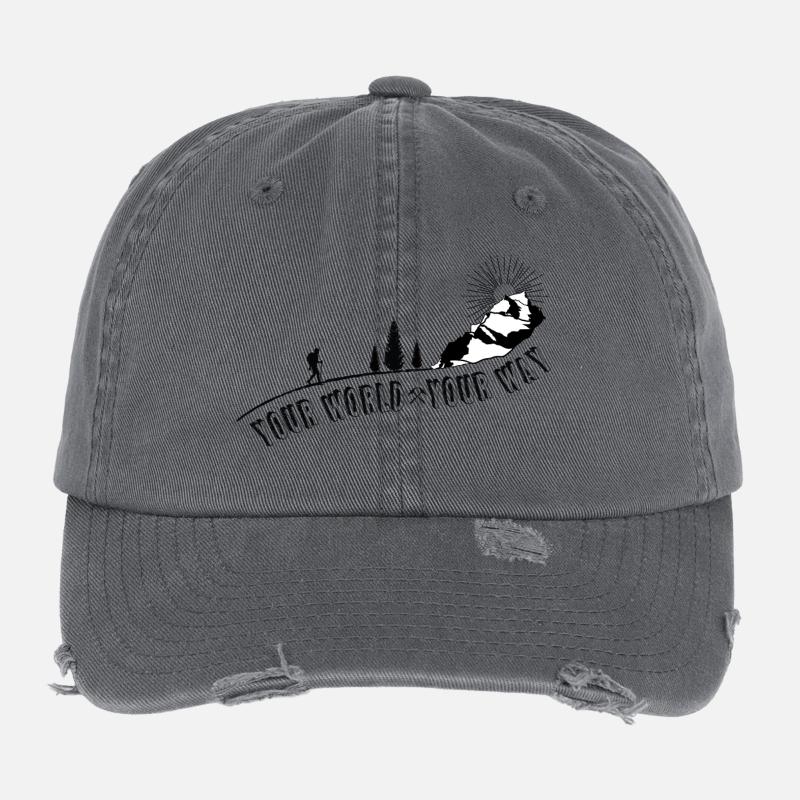 Mountain Flexfit Vintage Destroyed Cap