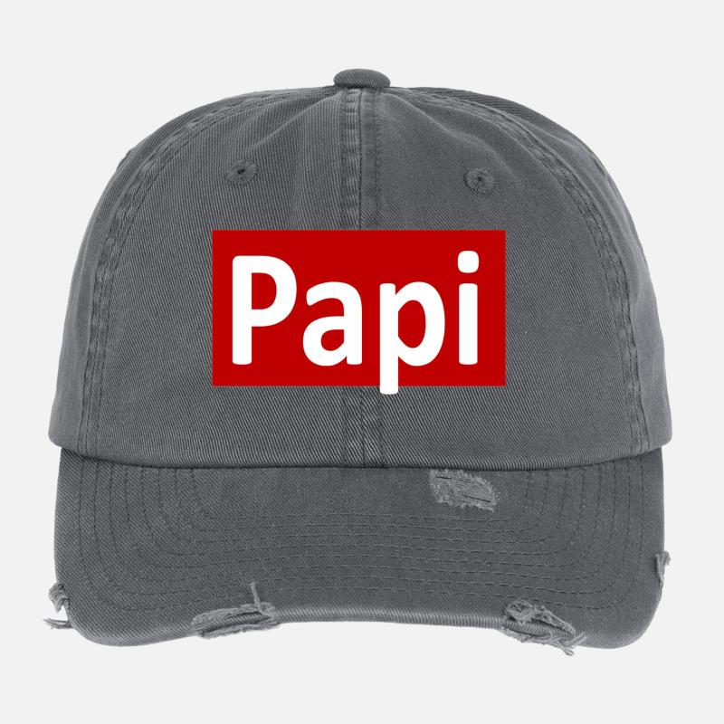 Papi Geschenk idee Flexfit Vintage Destroyed Cap