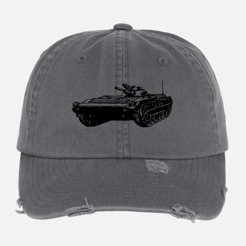 Russischer Schützenpanzer Flexfit Vintage Destroyed Cap