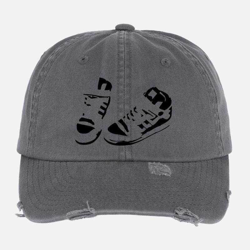 Sport Schuhe Flexfit Vintage Destroyed Cap
