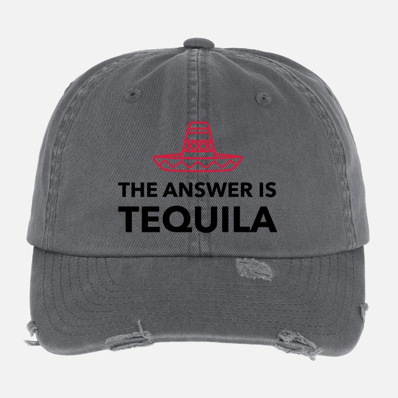 La réponse est Tequila Casquette vintage effet usé Flexfit