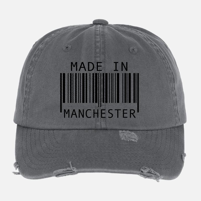 Made in Manchester Flexfit Vintage Destroyed Cap