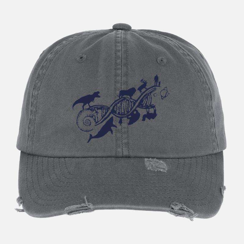 evolution Flexfit Vintage Destroyed Cap