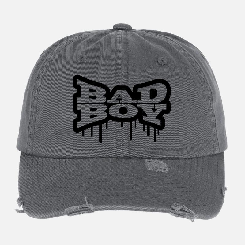 Bathroom graffiti boy bad boy Flexfit Vintage Destroyed Cap
