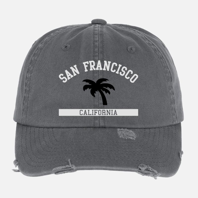San Francisco Flexfit Vintage Destroyed Cap