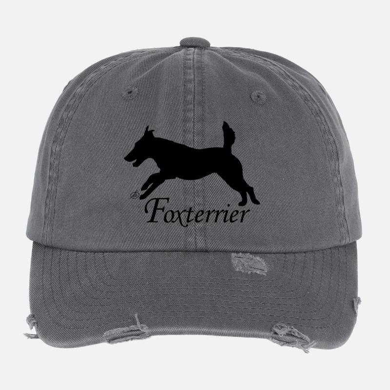 Fox Terrier Casquette vintage effet usé Flexfit