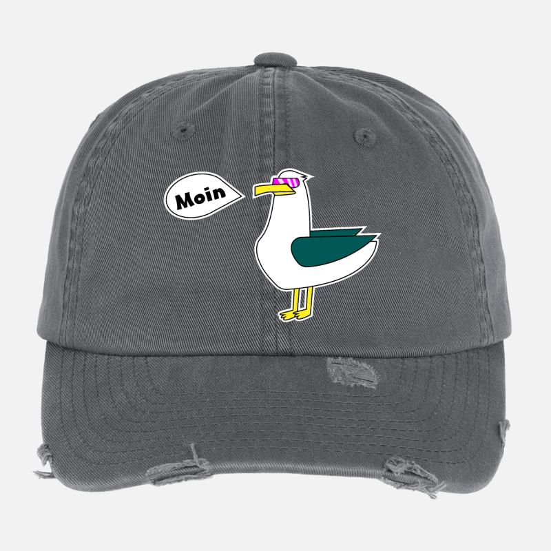 Seagull Moin Flexfit Vintage Destroyed Cap