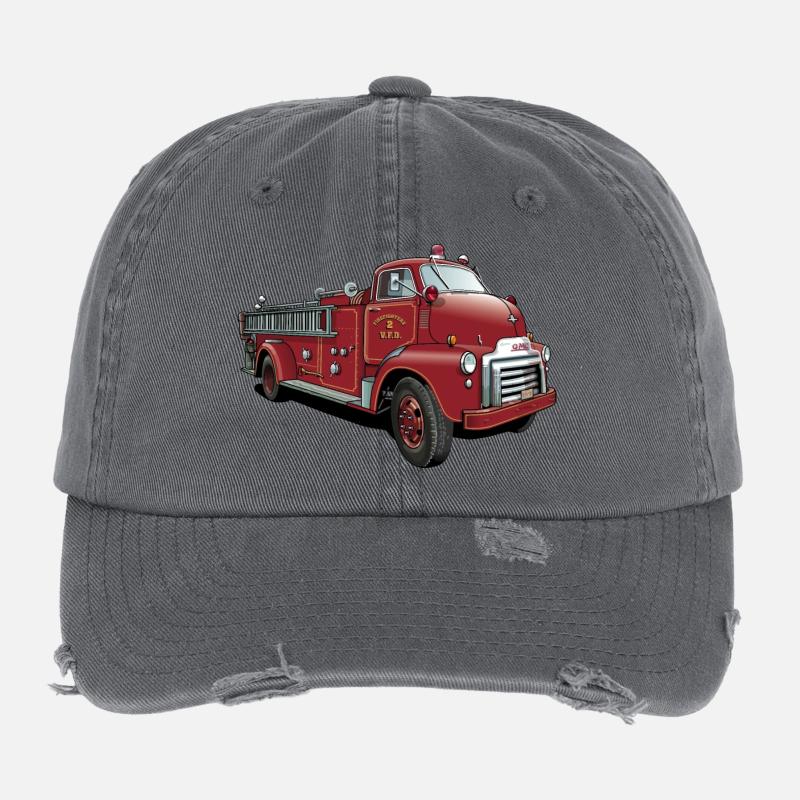 Fire Brigade from USA Flexfit Vintage Destroyed Cap