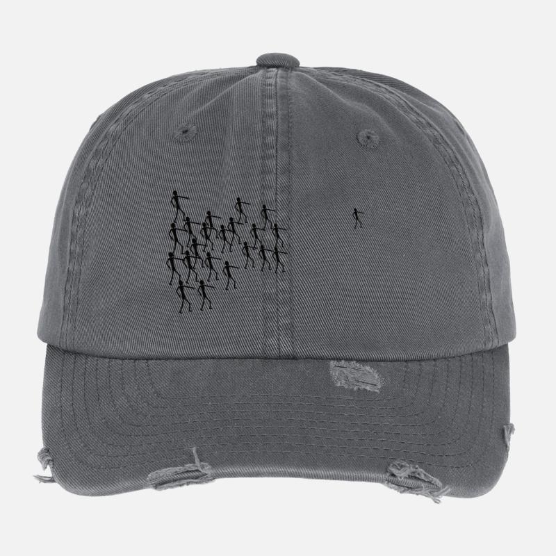 Poursuite Casquette vintage effet usé Flexfit