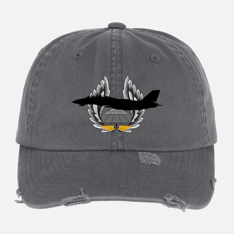 F-14 Tomcat Flexfit Vintage Destroyed Cap