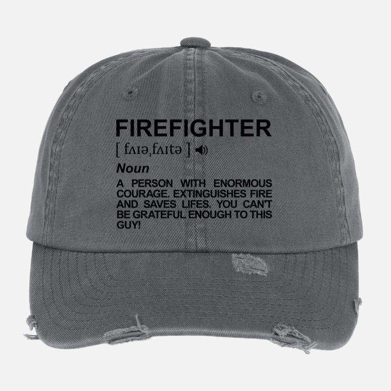 Feuerwehrmann Bedeutung Flexfit Vintage Destroyed Cap