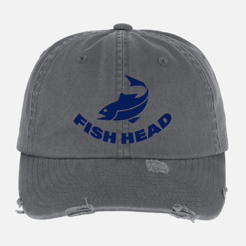 FISH HEAD Flexfit Vintage Destroyed Cap