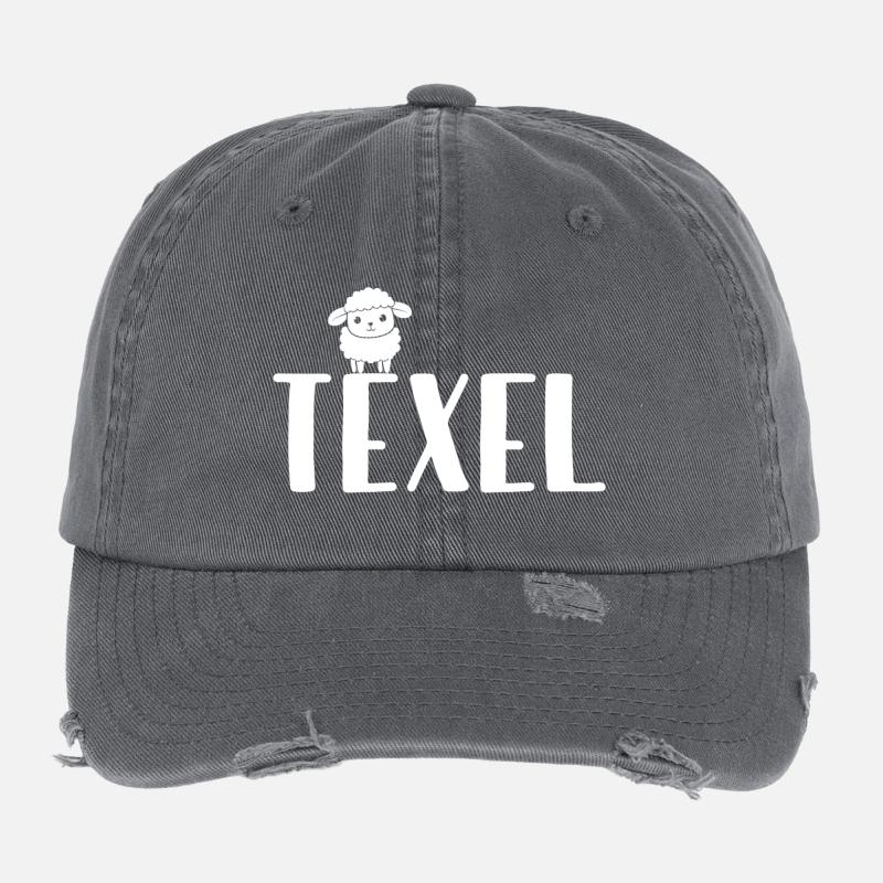 Süßes Schaf Texel Flexfit Vintage Destroyed Cap