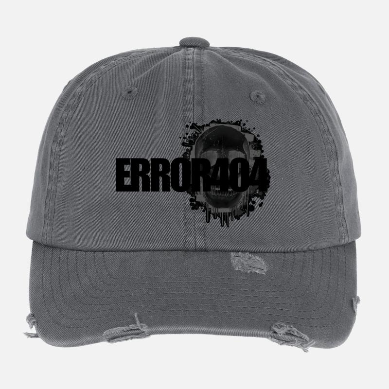Schädel Graffiti Splatter Flexfit Vintage Destroyed Cap