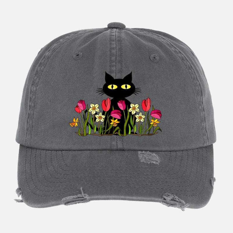 Katze Flexfit Vintage Destroyed Cap