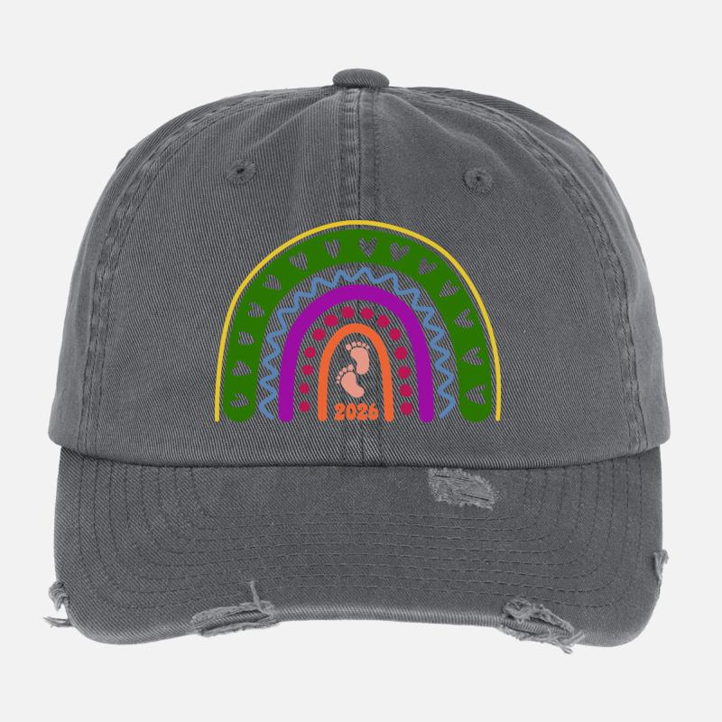 Wenn aus Liebe Leben wird - Baby 2026 Flexfit Vintage Destroyed Cap