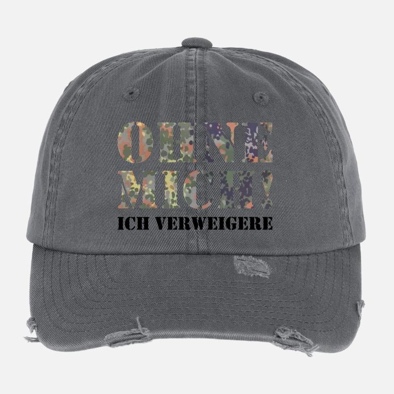 sans moi Casquette vintage effet usé Flexfit