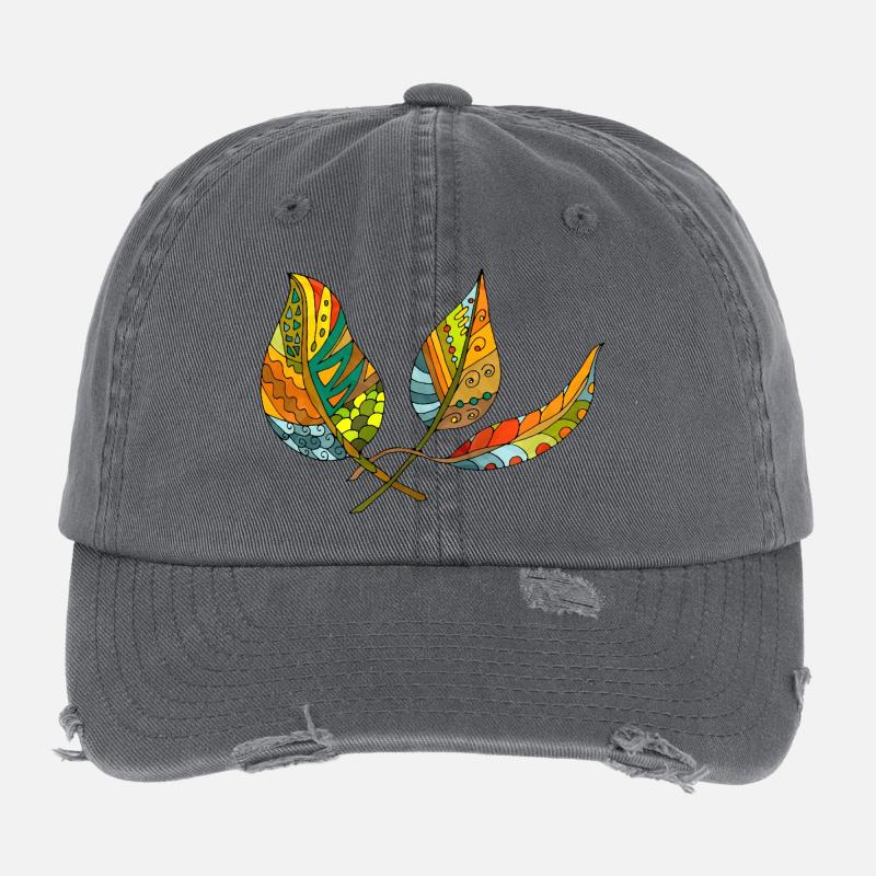 leaves Flexfit Vintage Destroyed Cap