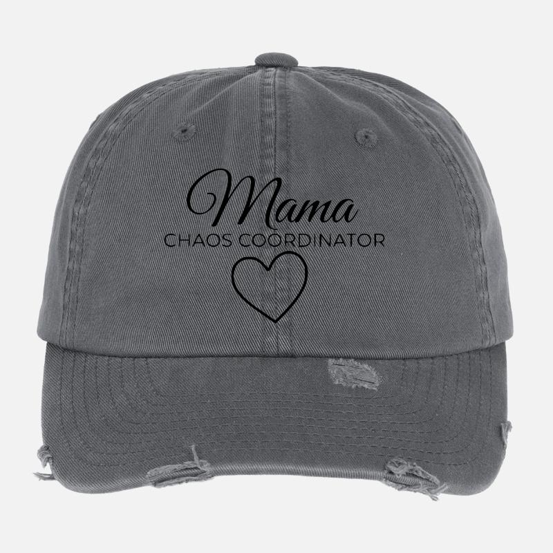 Mama Chaos Coordinator Flexfit Vintage Destroyed Cap