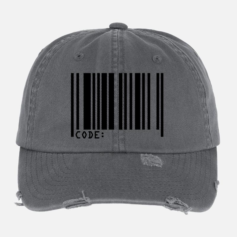 barcode Flexfit Vintage Destroyed Cap